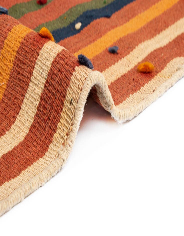 Detail image of  5' 6 x 11' 5 Jajim Wool Runner Rug