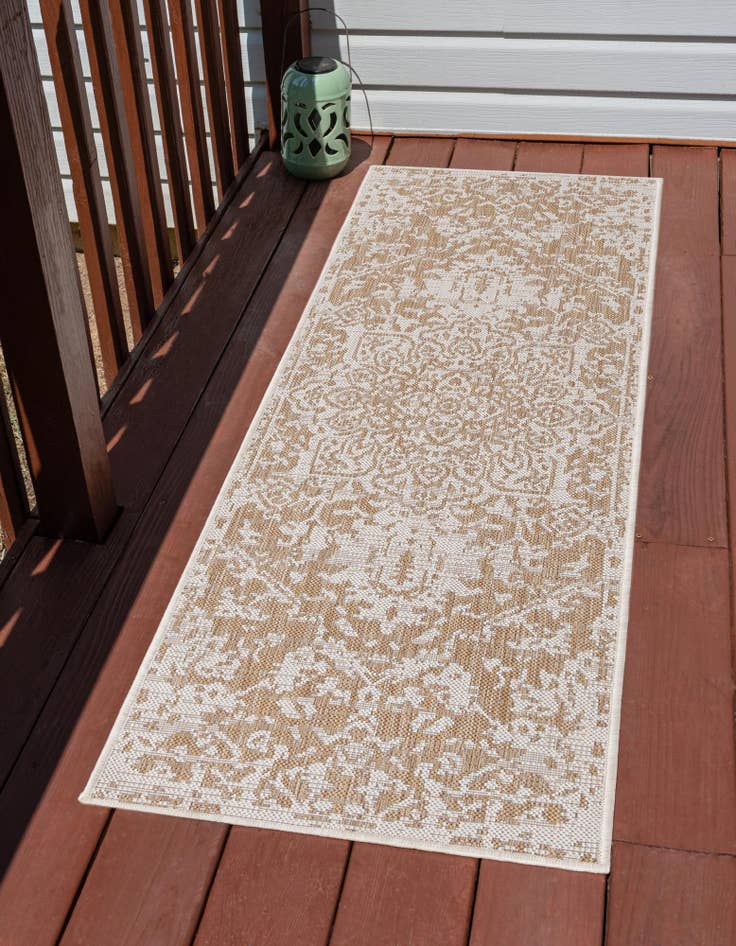 Detail image of  2' x 6'  Washable Jill Zarin Dubai Indoor / Outdoor Runner Rug