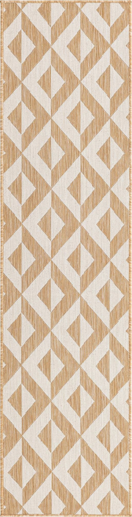  2' x 8'  Washable Jill Zarin Napa Indoor / Outdoor Runner Rug