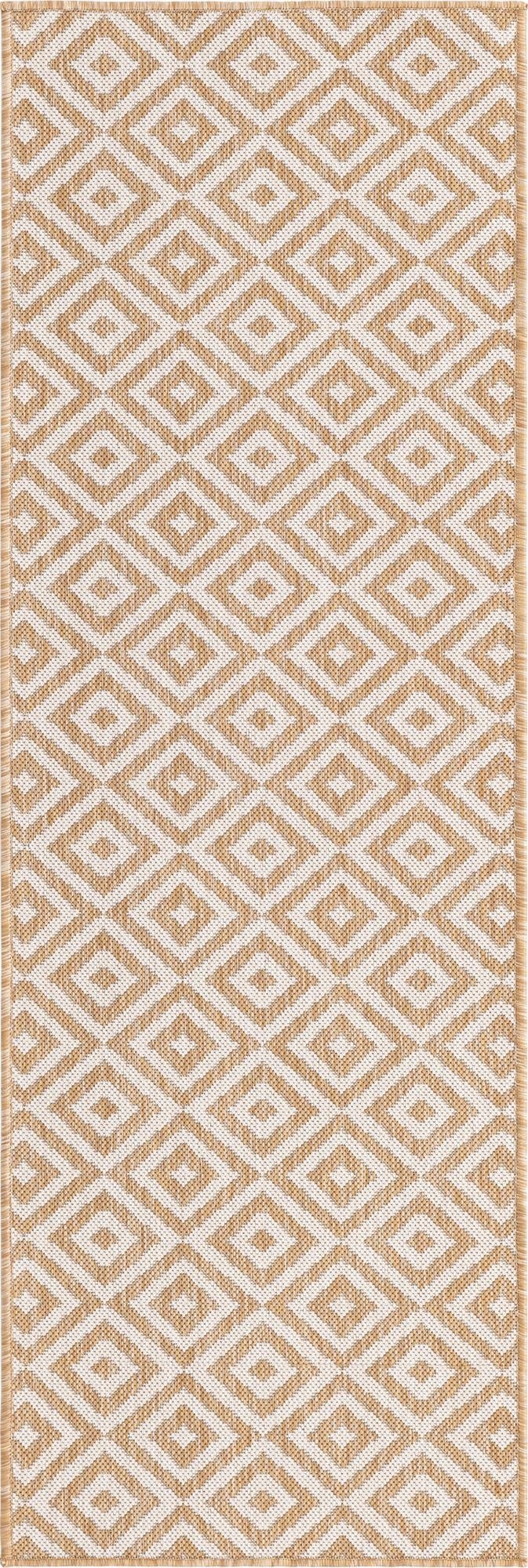  2' x 6'  Washable Jill Zarin Costa Rica Indoor / Outdoor Runner Rug