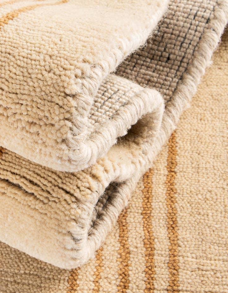 Detail image of  3' 3 x 12' Jill Zarin Striped Wool Runner Rug