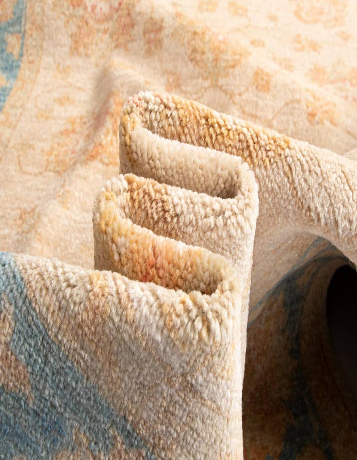 Detail image of  4' x 13' 7 Kaizar Wool Runner Rug