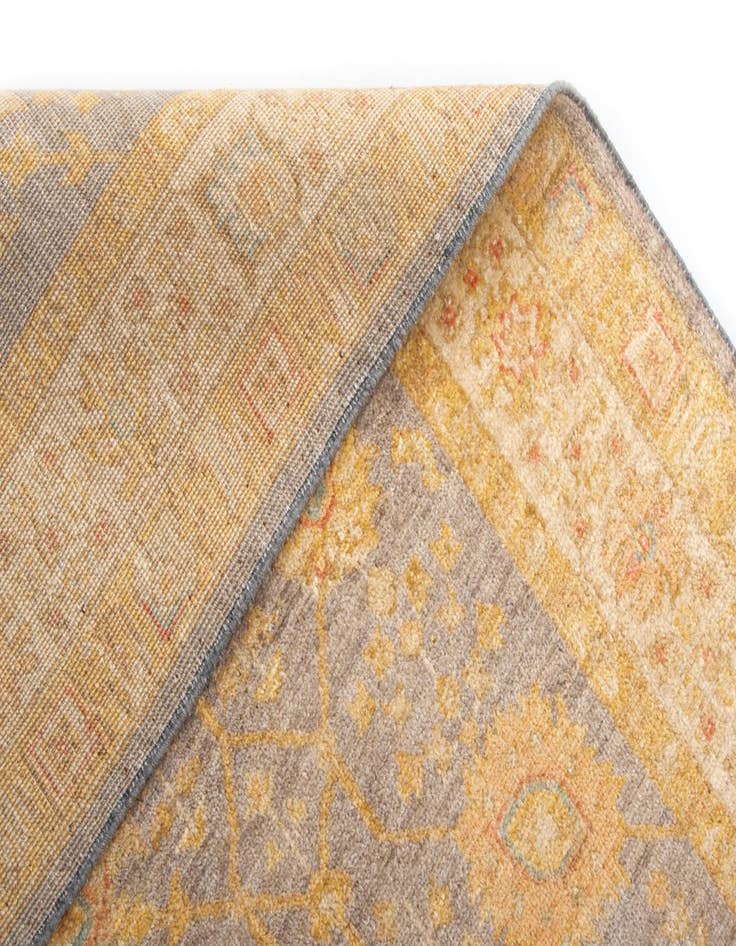 Detail image of  4' 8 x 11' 4 Kaizar Wool Runner Rug