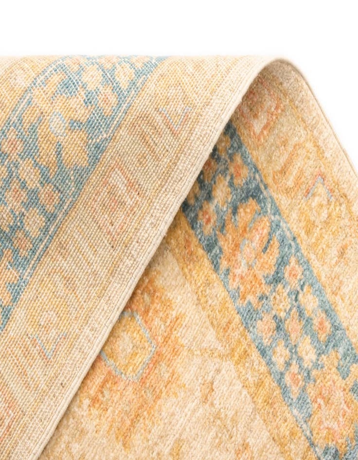 Detail image of  4' 8 x 14' 8 Kaizar Wool Runner Rug