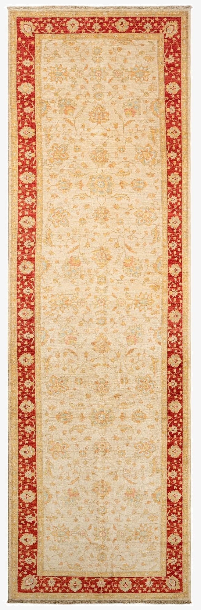  3' 11 x 13' 5 Kaizar Wool Runner Rug