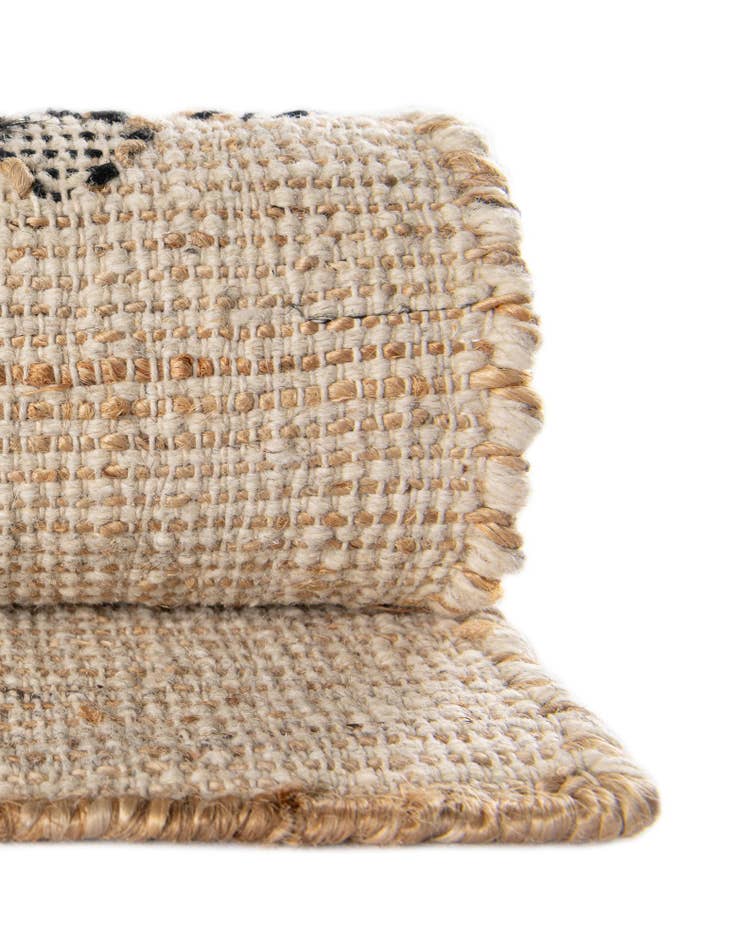 Detail image of  2' x 6' 1  Hand Woven Kala Handwoven Jute Runner Rug