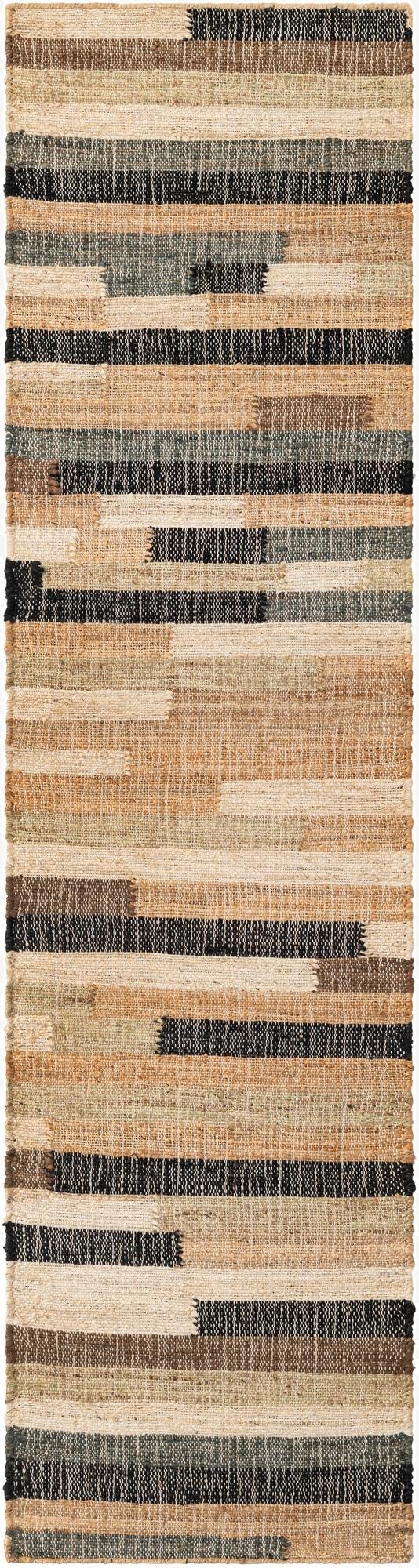  2' x 8'  Hand Woven Kala Handwoven Jute Runner Rug