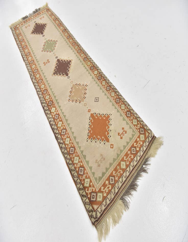 Detail image of  2' 10 x 9' 6  Hand Knotted Kars Wool Runner Rug