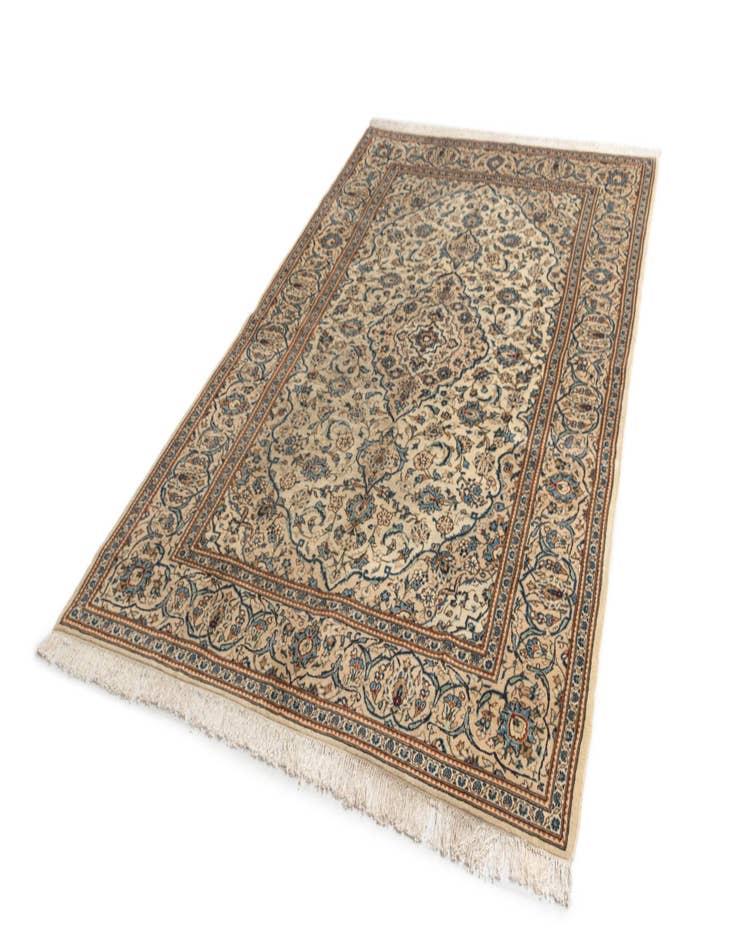 Detail image of  6' 6 x 10' 8 Kashan Wool Runner Rug