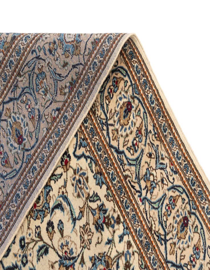 Detail image of  6' 6 x 10' 8 Kashan Wool Runner Rug