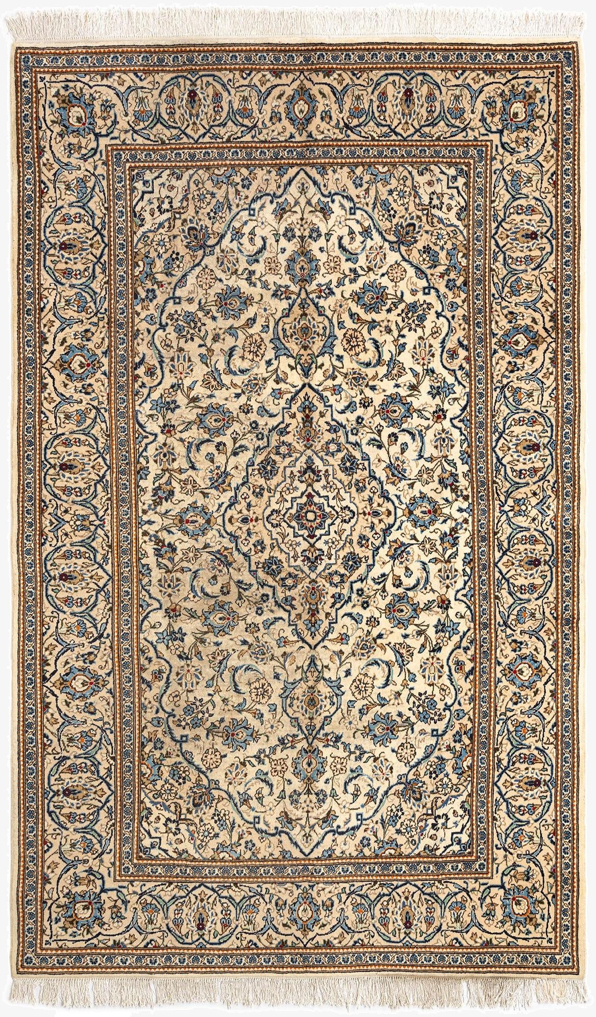  6' 6 x 10' 8 Kashan Wool Runner Rug