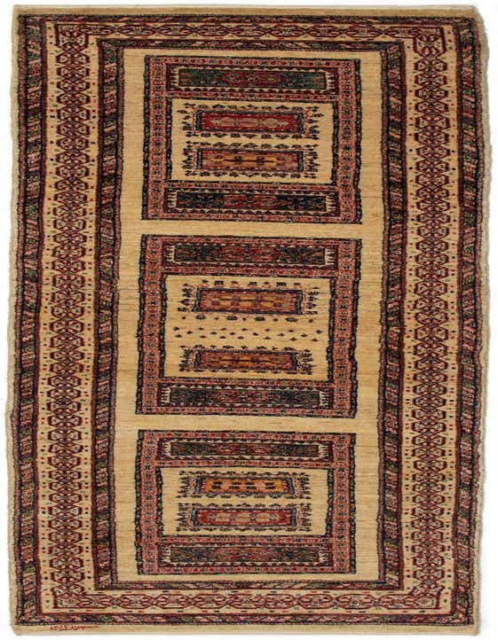 A 10 ft runner rug in shades of brown, tan, and cream with a traditional Persian pattern, ideal for hallways.
