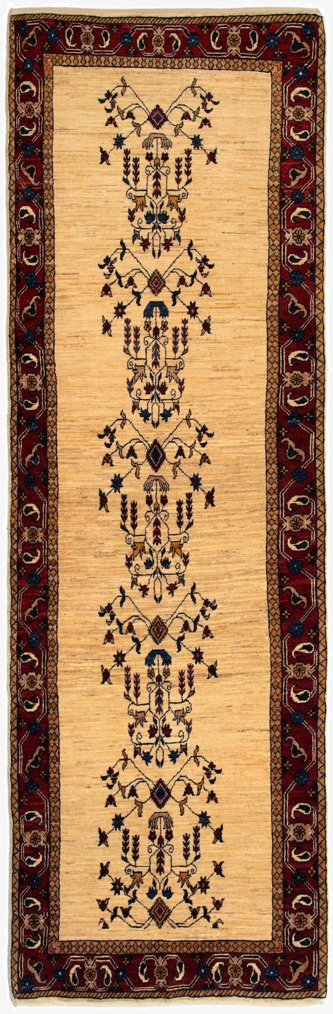  2' 11 x 9' 8 Kashkuli Runner Rug