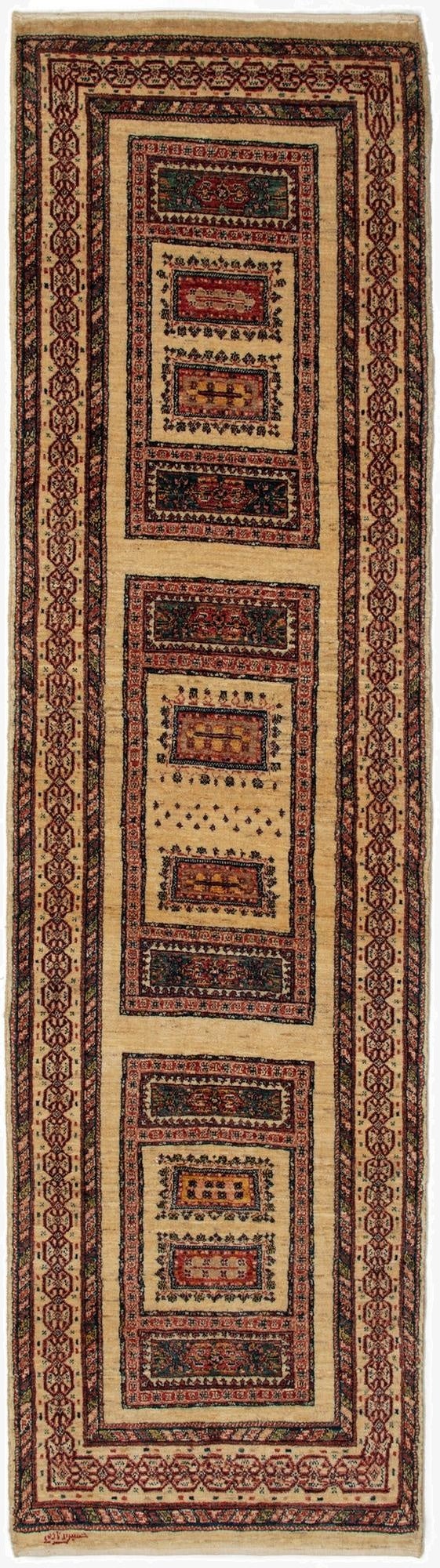  2' 6 x 9' 7 Kashkuli Runner Rug