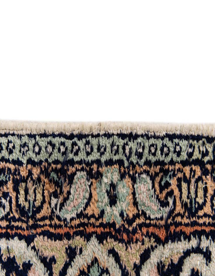 Detail image of  2' 4 x 10' 8  Hand Knotted Kashmir Oriental Wool Runner Rug