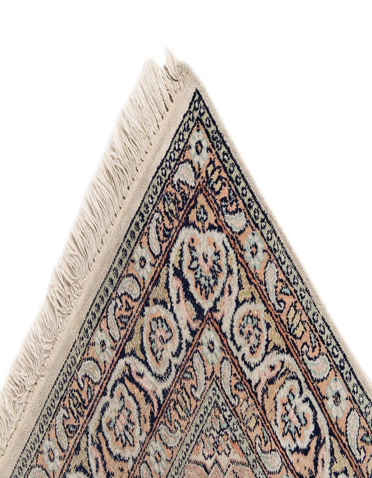 Detail image of  2' 4 x 10' 8  Hand Knotted Kashmir Oriental Wool Runner Rug