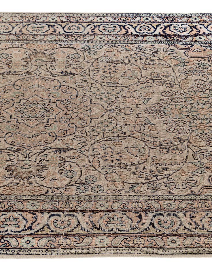 Detail image of  2' 4 x 10' 8  Hand Knotted Kashmir Oriental Wool Runner Rug