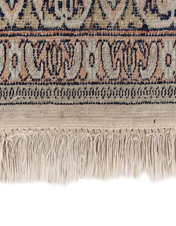 Detail image of  2' 4 x 10' 8  Hand Knotted Kashmir Oriental Wool Runner Rug