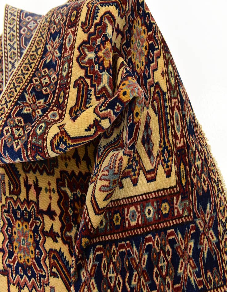 Detail image of  2' 9 x 9' 6  Hand Knotted Kazak Runner Rug