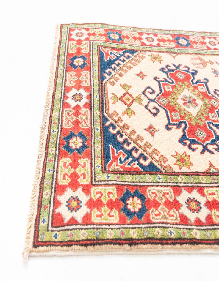 Detail image of  2' 9 x 15' 6  Hand Knotted Kazak Runner Rug