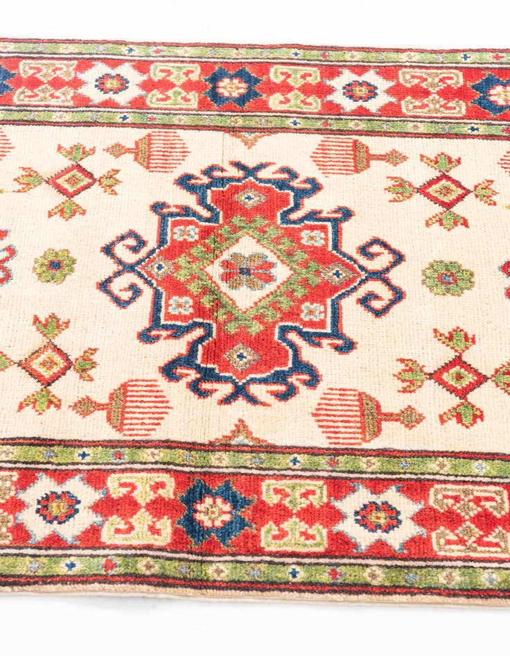 Detail image of  2' 9 x 15' 6  Hand Knotted Kazak Runner Rug