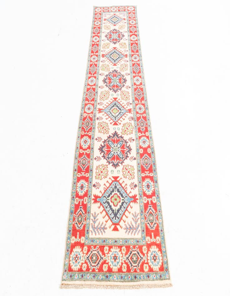 Detail image of  2' 7 x 9' 8  Hand Knotted Kazak Runner Rug