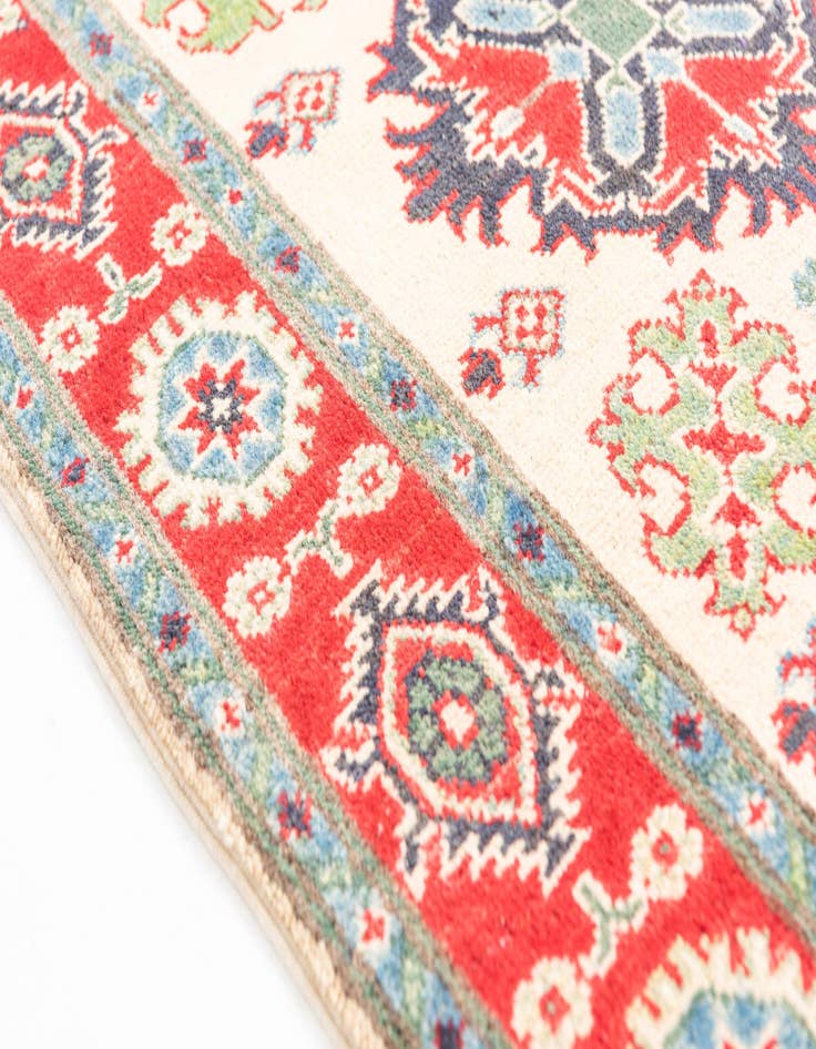 Detail image of  2' 7 x 9' 8  Hand Knotted Kazak Runner Rug
