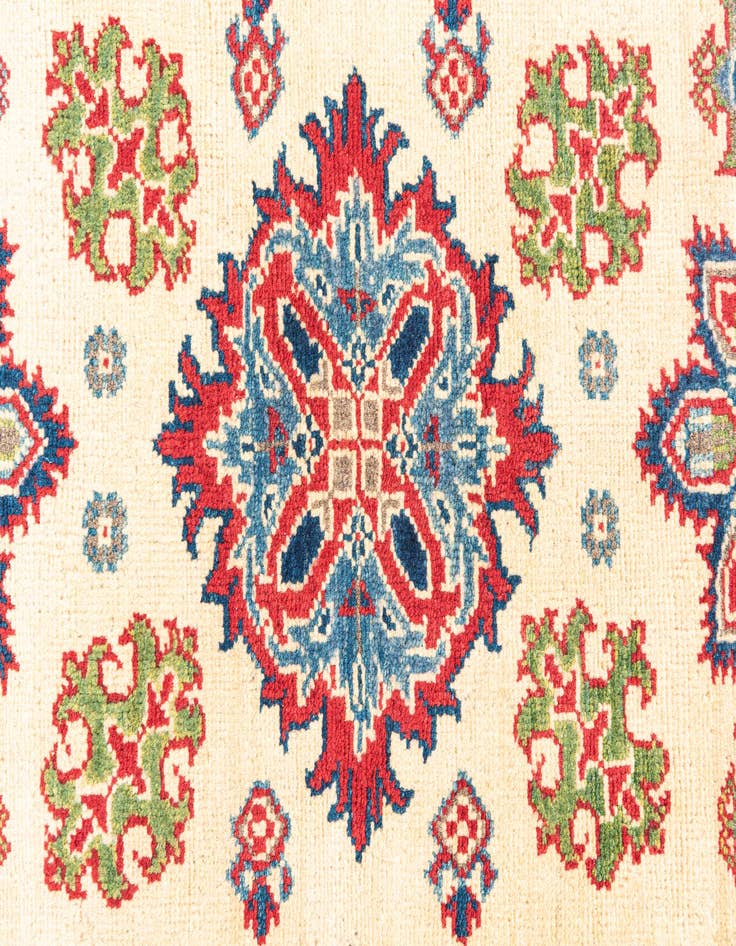 Detail image of  2' 7 x 9' 10  Hand Knotted Kazak Runner Rug