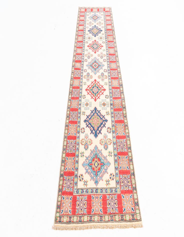 Detail image of  2' 9 x 9' 10  Hand Knotted Kazak Runner Rug
