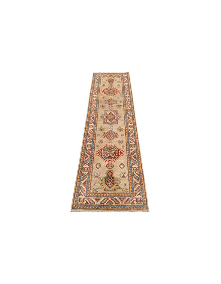 Detail image of  2' 7 x 9' 7  Hand Knotted Kazak Runner Rug