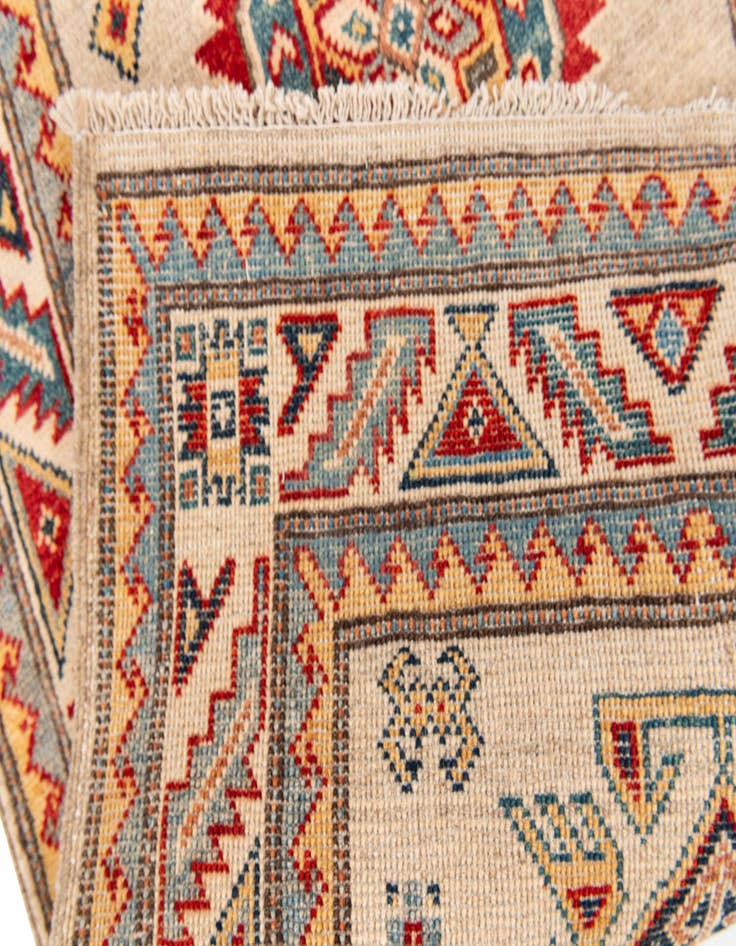 Detail image of  2' 8 x 9' 9  Hand Knotted Kazak Runner Rug