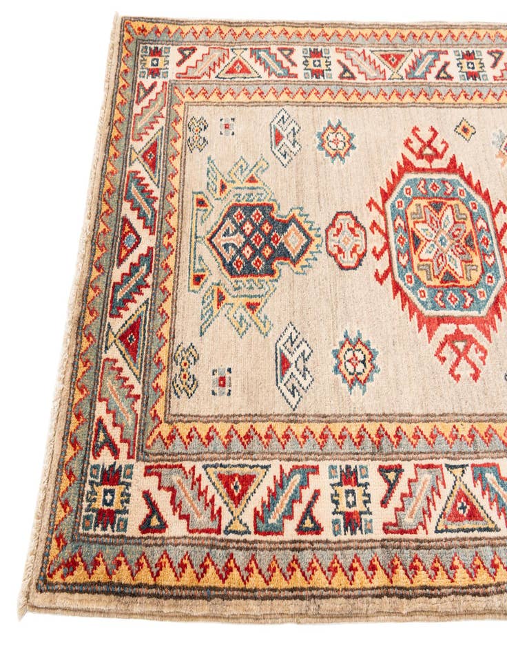 Detail image of  2' 8 x 9' 9  Hand Knotted Kazak Runner Rug