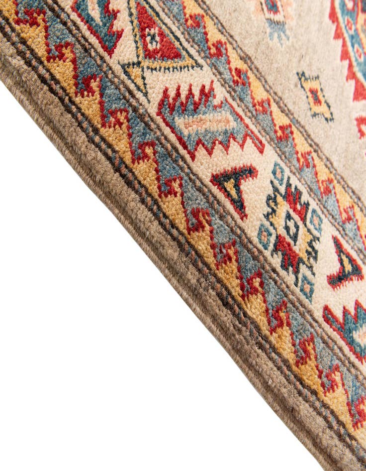 Detail image of  2' 8 x 9' 9  Hand Knotted Kazak Runner Rug