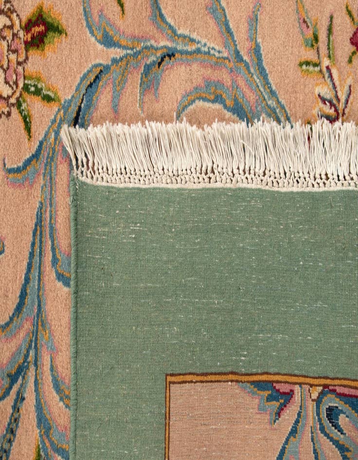 Detail image of  3' 5 x 21' 1  Hand Knotted Kerman Persian Runner Rug