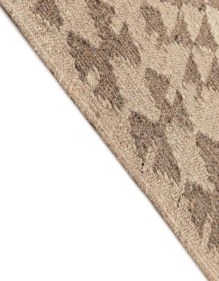 Detail image of  3' 1 x 19' 3  Hand Woven Kilim Maymana Wool Runner Rug