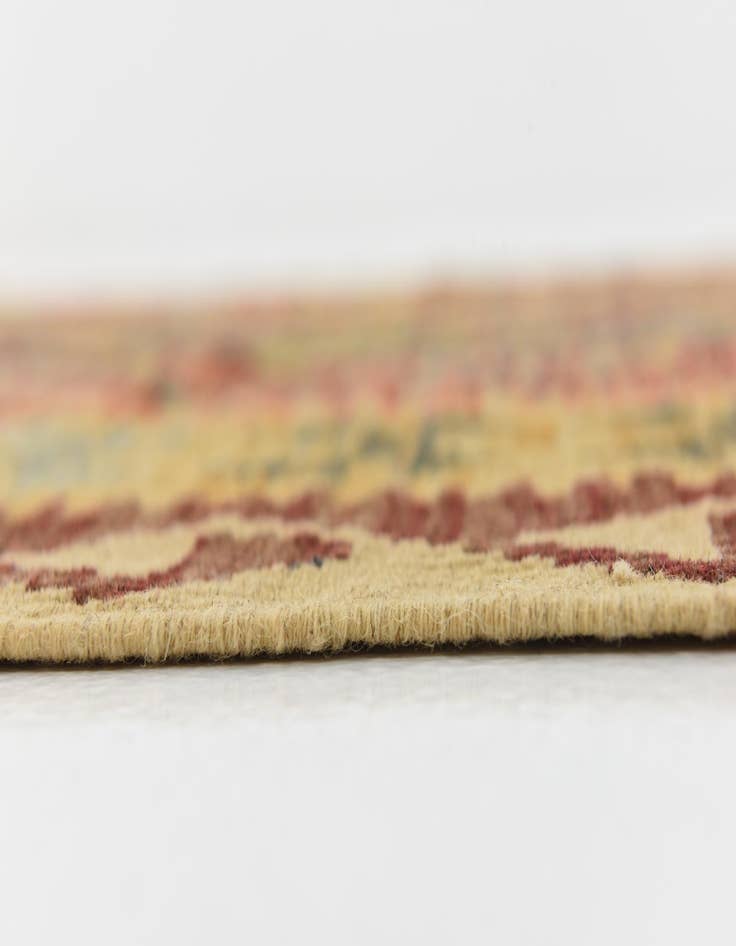 Detail image of  3' 3 x 6' 6  Hand Woven Kilim Maymana Wool Runner Rug