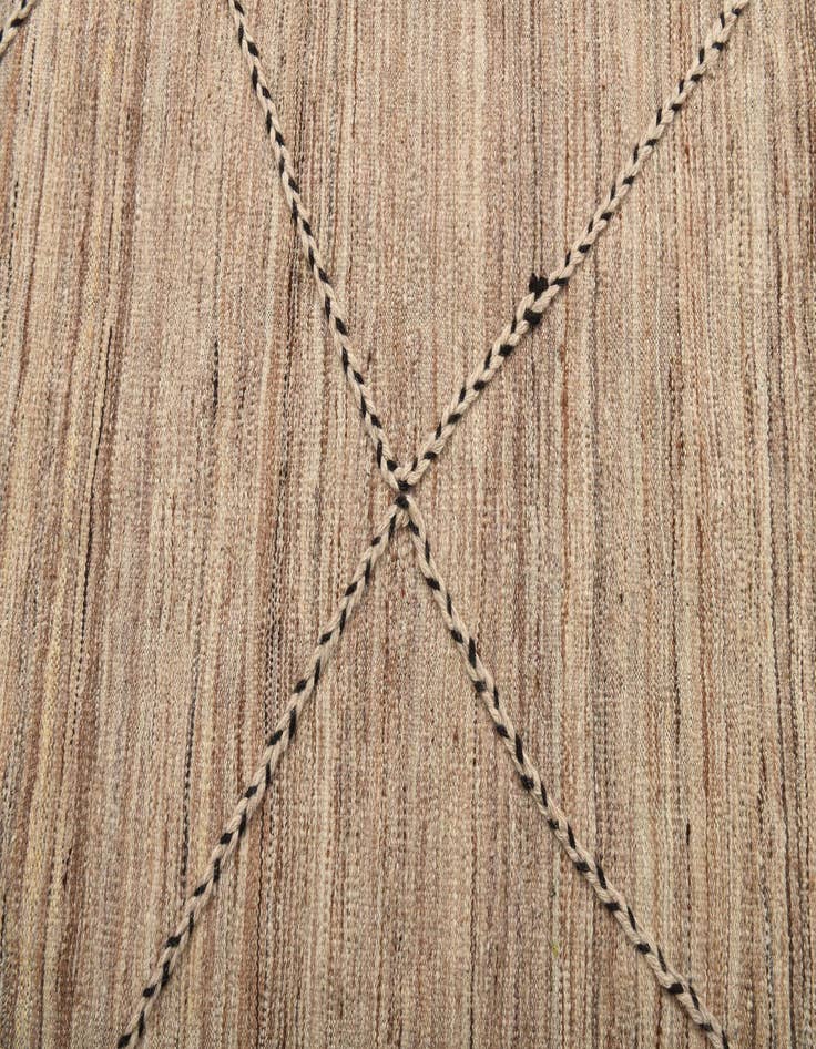 Detail image of  2' 8 x 10'  Hand Woven Kilim Modern Wool Runner Rug