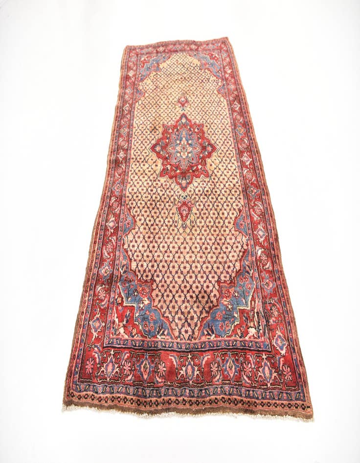 Detail image of 5' x 10' Hand Knotted Koliaei Persian Wool Runner Rug