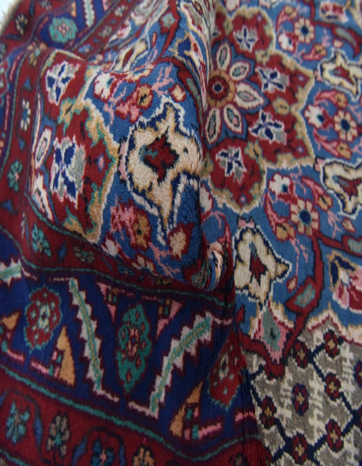 Detail image of 5' x 9' 6 Hand Knotted Koliaei Persian Wool Runner Rug