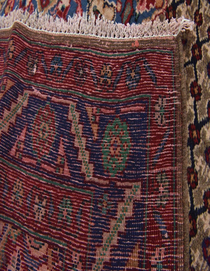 Detail image of 5' x 9' 6 Hand Knotted Koliaei Persian Wool Runner Rug