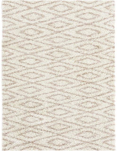 Detail image of  2' 7 x 12' Lattice Shag Runner Rug