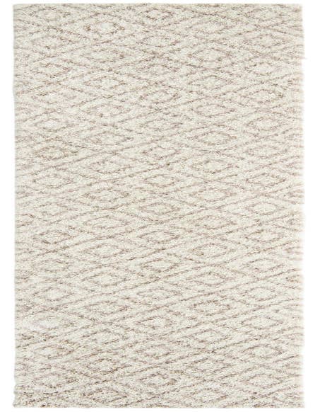 Detail image of  3' 3 x 16' 5 Lattice Shag Runner Rug