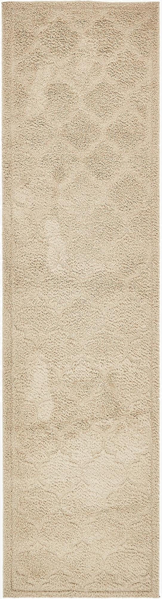  2' 7 x 10' Lattice Shag Runner Rug