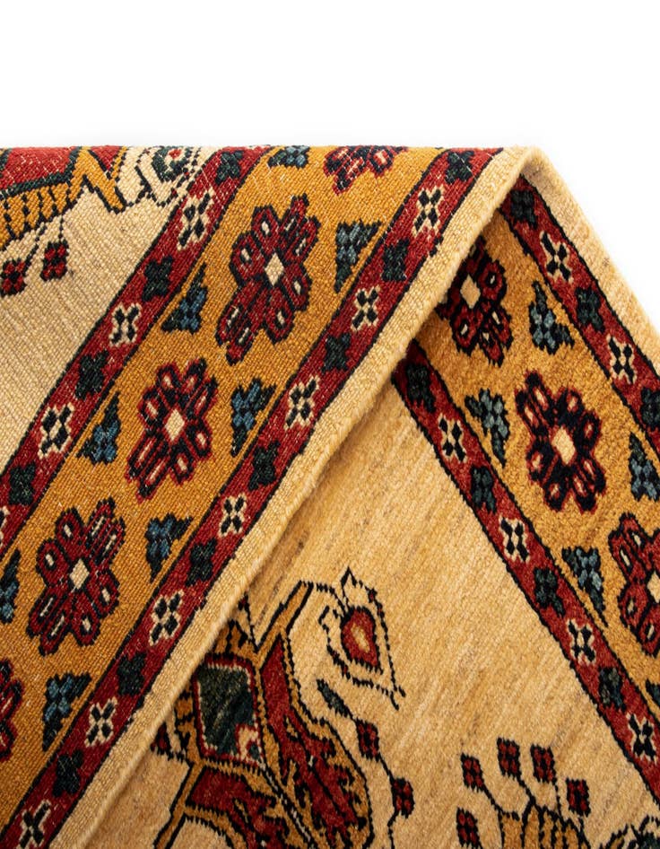 Detail image of  2' 7 x 9' 6 Luribaft Wool Runner Rug