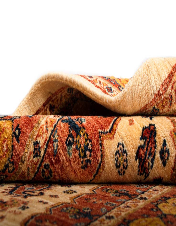 Detail image of  2' 8 x 9' 10 Luribaft Wool Runner Rug