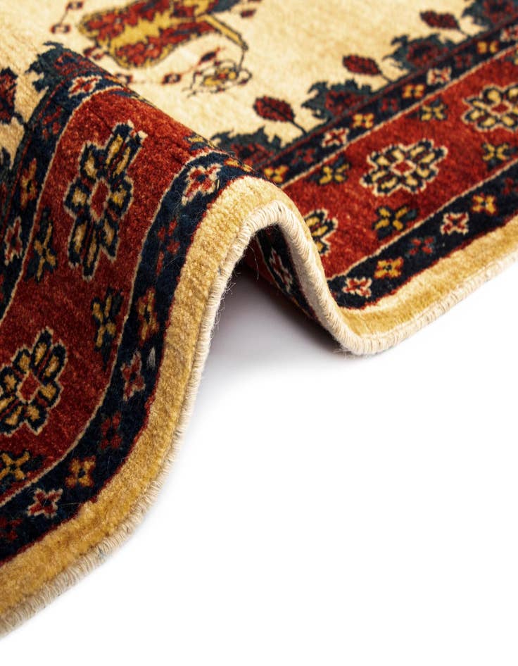 Detail image of  2' 7 x 9' 9 Luribaft Wool Runner Rug