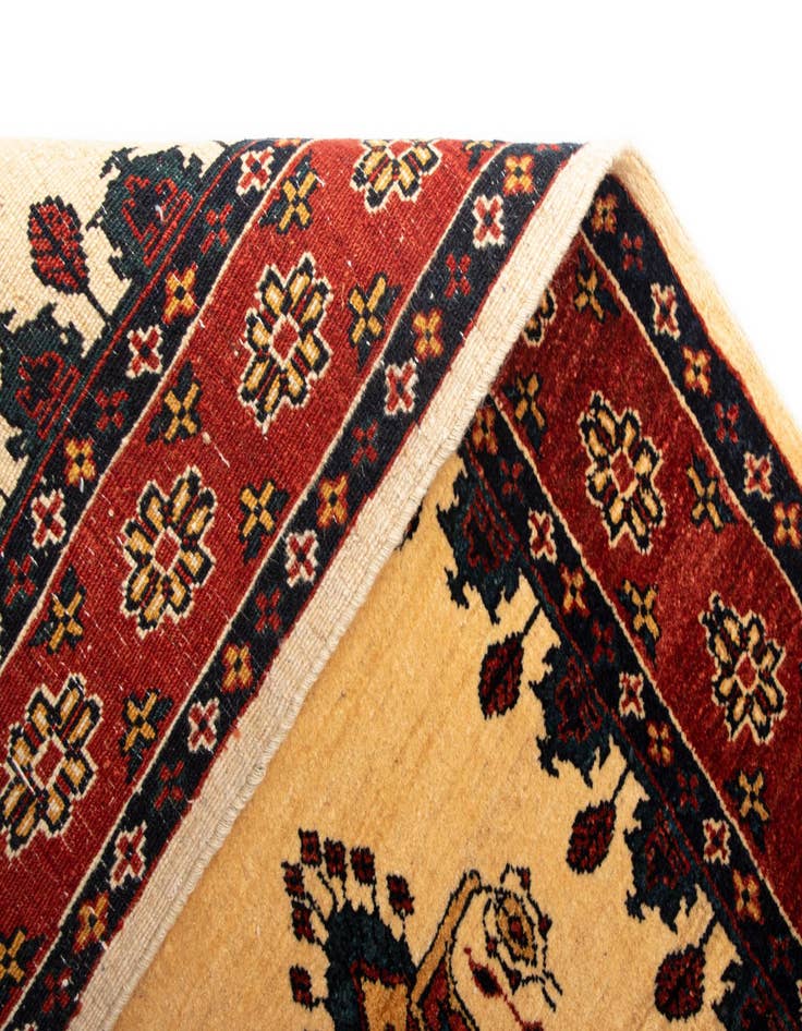 Detail image of  2' 7 x 9' 9 Luribaft Wool Runner Rug