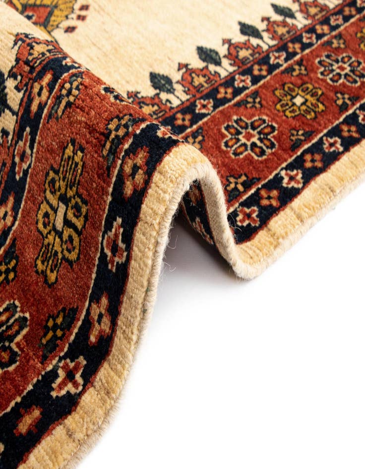 Detail image of  3' x 9' 10 Luribaft Wool Runner Rug