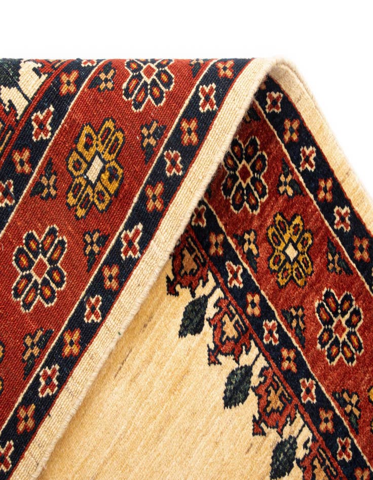 Detail image of  3' x 9' 10 Luribaft Wool Runner Rug