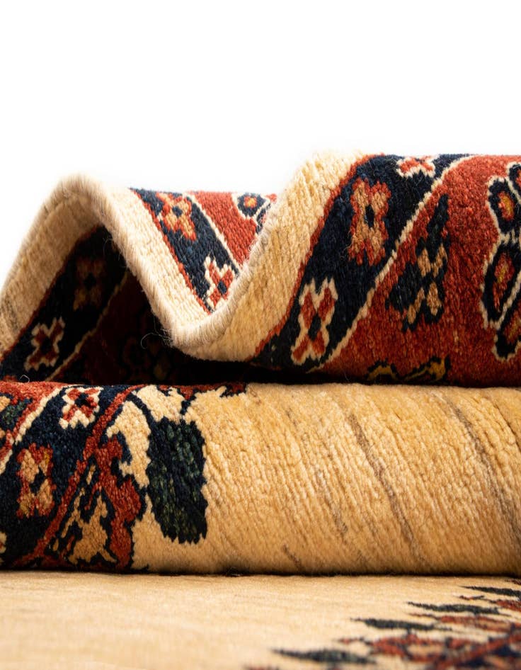 Detail image of  3' x 9' 10 Luribaft Wool Runner Rug